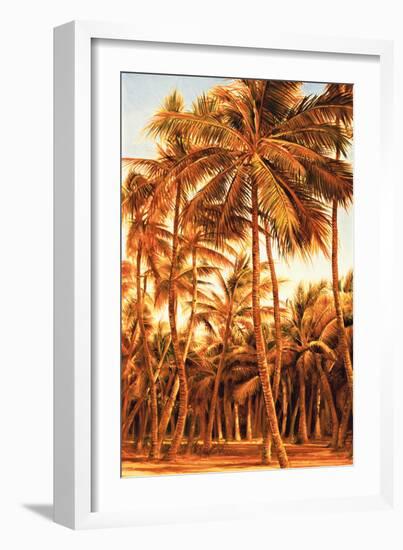 Island Sunset I-Rodolfo Jimenez-Framed Art Print