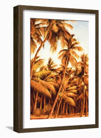 Island Sunset II-Rodolfo Jimenez-Framed Art Print