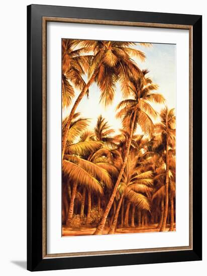 Island Sunset II-Rodolfo Jimenez-Framed Art Print