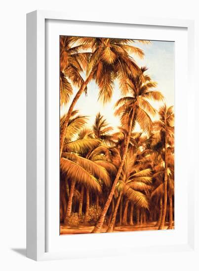 Island Sunset II-Rodolfo Jimenez-Framed Art Print