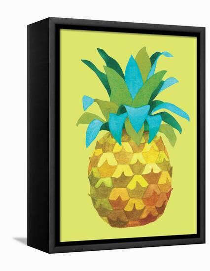 Island Time Pineapples IV-Beth Grove-Framed Stretched Canvas