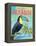 Island Time Toucan II-Beth Grove-Framed Stretched Canvas