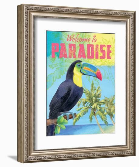 Island Time Tucan II Bright-Beth Grove-Framed Premium Giclee Print