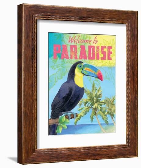 Island Time Tucan II Bright-Beth Grove-Framed Premium Giclee Print