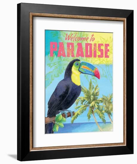 Island Time Tucan II Bright-Beth Grove-Framed Premium Giclee Print