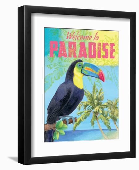 Island Time Tucan II Bright-Beth Grove-Framed Premium Giclee Print