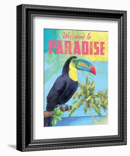 Island Time Tucan II Bright-Beth Grove-Framed Premium Giclee Print