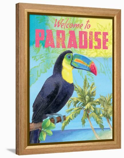 Island Time Tucan II Bright-Beth Grove-Framed Stretched Canvas