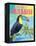 Island Time Tucan II Bright-Beth Grove-Framed Stretched Canvas