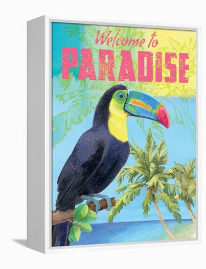 Island Time Tucan II Bright-Beth Grove-Framed Stretched Canvas