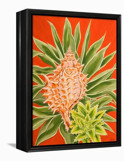 Island Treasures II-Linda Baliko-Framed Stretched Canvas