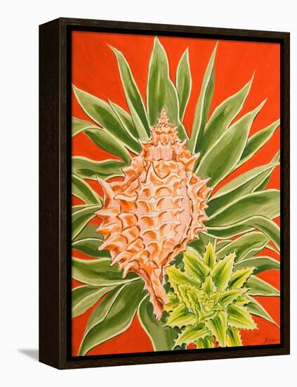 Island Treasures II-Linda Baliko-Framed Stretched Canvas