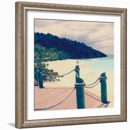 Island Vacation IV-Susan Bryant-Framed Photographic Print