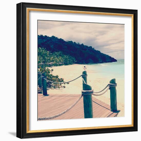 Island Vacation IV-Susan Bryant-Framed Photographic Print