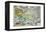 Islandia 16th-Century Map of Iceland-null-Framed Premier Image Canvas