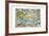 Islandia 16th-Century Map of Iceland-null-Framed Giclee Print