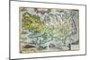 Islandia 16th-Century Map of Iceland-null-Mounted Giclee Print