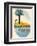 Islas Canarias (Canary Islands) - Palm Trees and Cactus-Pacifica Island Art-Framed Art Print