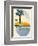 Islas Canarias (Canary Islands) - Palm Trees and Cactus-Pacifica Island Art-Framed Art Print