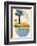 Islas Canarias (Canary Islands) - Palm Trees and Cactus-Pacifica Island Art-Framed Art Print