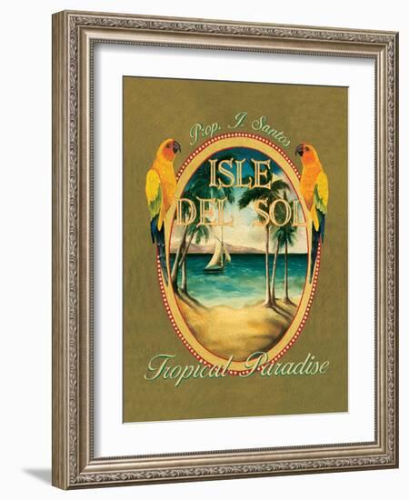 Isle del Sol-Catherine Jones-Framed Art Print