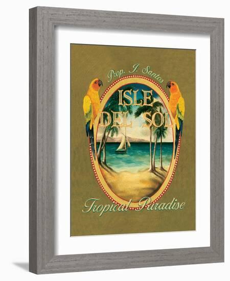 Isle del Sol-Catherine Jones-Framed Art Print