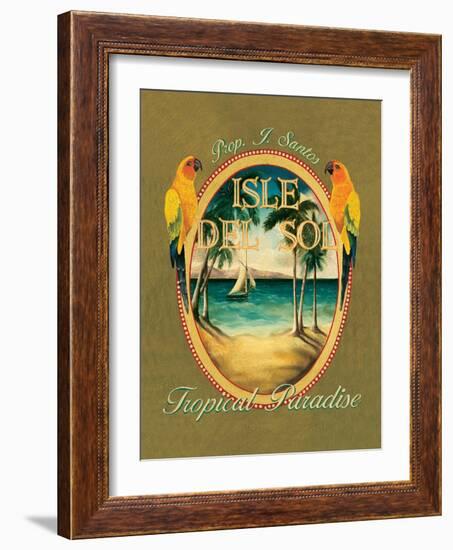 Isle del Sol-Catherine Jones-Framed Art Print