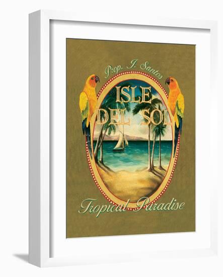 Isle del Sol-Catherine Jones-Framed Art Print