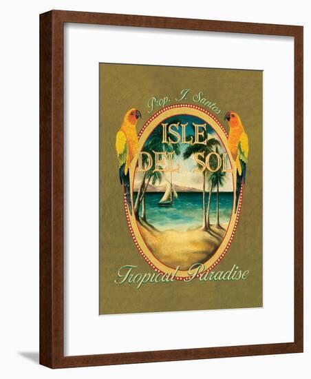 Isle del Sol-Catherine Jones-Framed Art Print