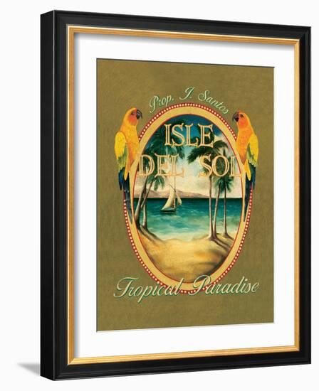 Isle del Sol-Catherine Jones-Framed Art Print