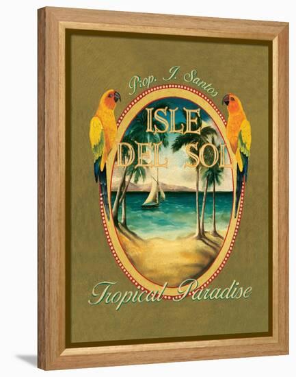 Isle del Sol-Catherine Jones-Framed Stretched Canvas