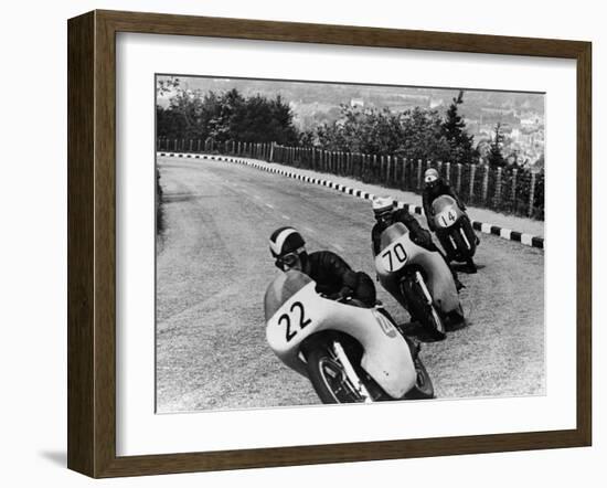 Isle of Man Senior Tt Race, 1958-null-Framed Photographic Print