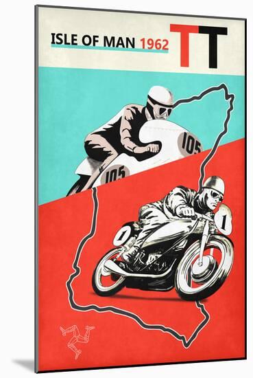 Isle Of Man TT 1962-Mark Rogan-Mounted Art Print