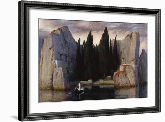 Isle of the Dead, 1883-Arnold B?cklin-Framed Giclee Print