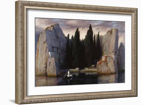 Isle of the Dead, 1883-Arnold B?cklin-Framed Giclee Print