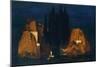 Isle of the Dead, second version, 1880-Arnold Bocklin-Mounted Giclee Print