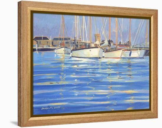 Isle of Wight Old Gaffers, 2000-Jennifer Wright-Framed Premier Image Canvas