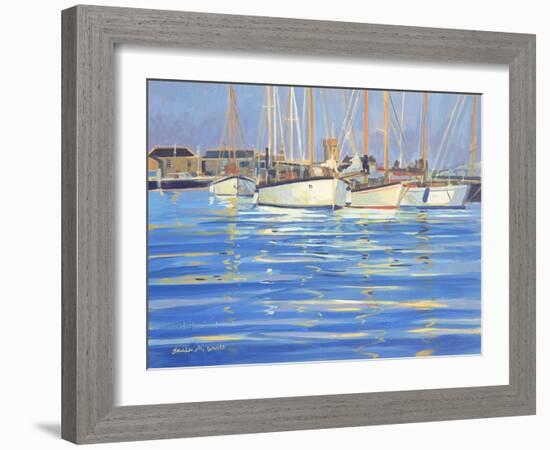 Isle of Wight Old Gaffers, 2000-Jennifer Wright-Framed Giclee Print