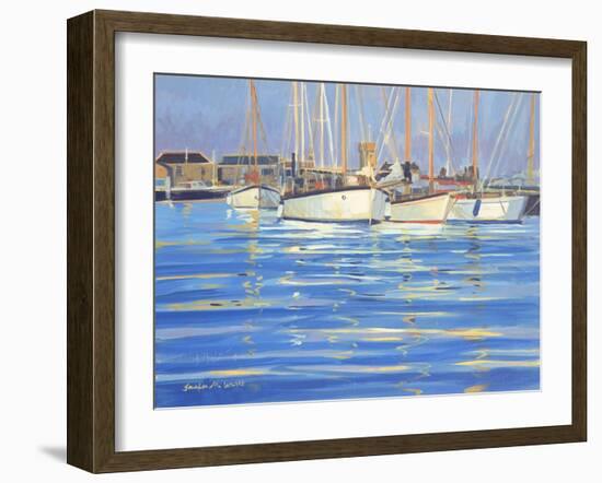 Isle of Wight Old Gaffers, 2000-Jennifer Wright-Framed Giclee Print