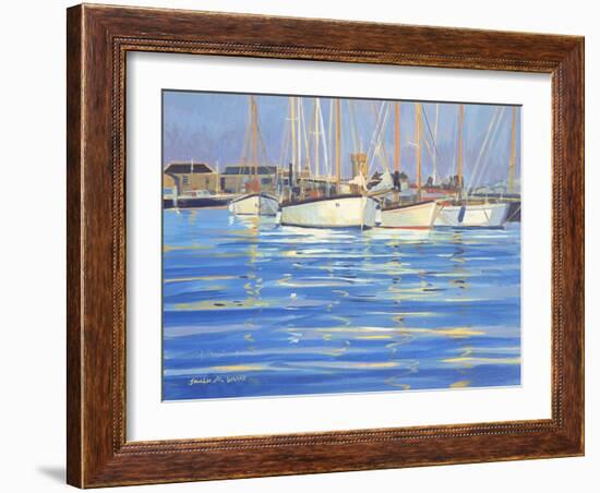 Isle of Wight Old Gaffers, 2000-Jennifer Wright-Framed Giclee Print