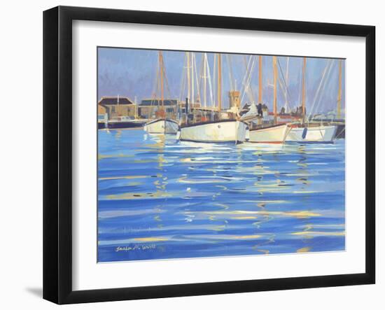 Isle of Wight Old Gaffers, 2000-Jennifer Wright-Framed Giclee Print