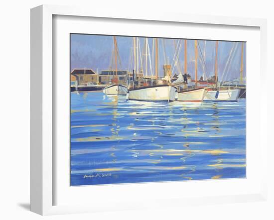 Isle of Wight Old Gaffers, 2000-Jennifer Wright-Framed Giclee Print