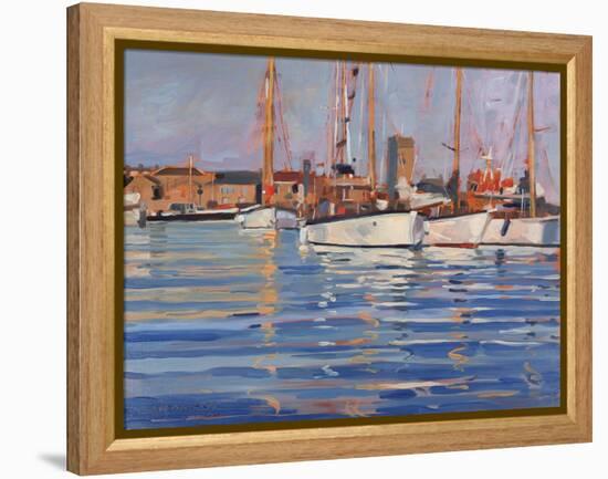 Isle of Wight - Old Gaffers, 2000-Jennifer Wright-Framed Premier Image Canvas