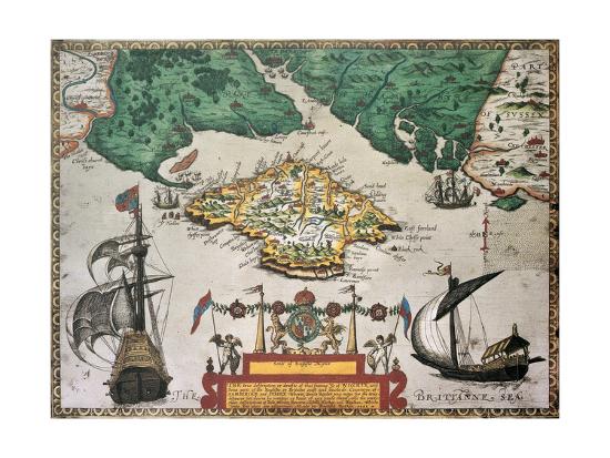 Isle Of Wight Old Map Ans Southern England By Baptista Boazio Published In England 1591 Art Print Marzolino Art Com Isle Of Wight Old Map Ans Southern England By Baptista Boazio Published In England 1591 Art Print Marzolino Art Com