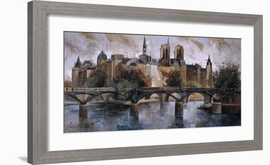 Isle St. Louis Paris-Marti Bofarull-Framed Giclee Print