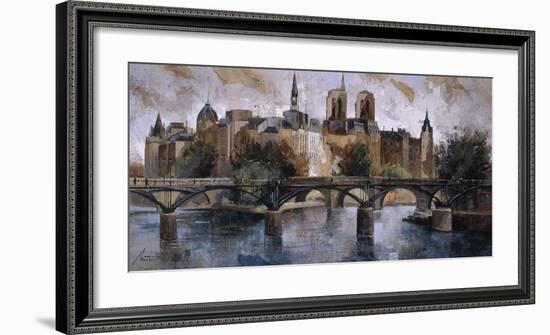 Isle St. Louis Paris-Marti Bofarull-Framed Giclee Print