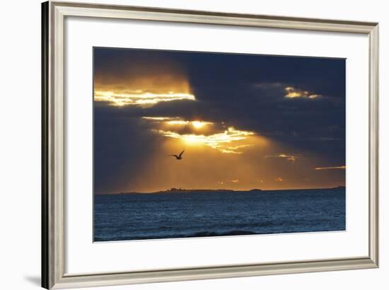 Isles of Shoals as Seen from Rye Harbor SP in Rye, New Hampshire-Jerry & Marcy Monkman-Framed Photographic Print