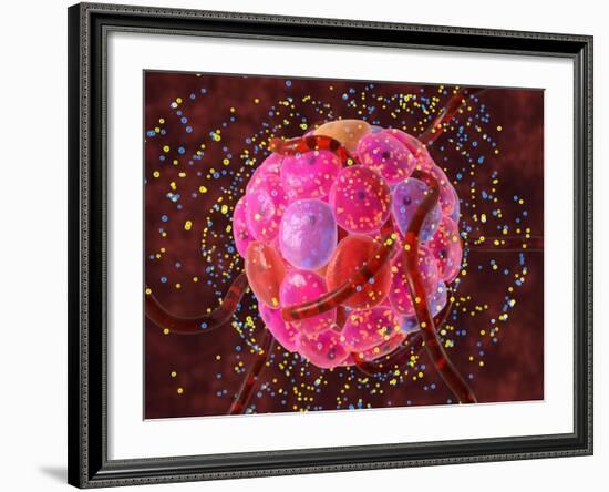 Islets of Langerhans Cells, Artwork-David Mack-Framed Photographic Print