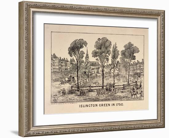 Islington Green, London, 1750-C Read-Framed Giclee Print