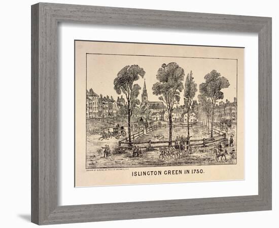 Islington Green, London, 1750-C Read-Framed Giclee Print